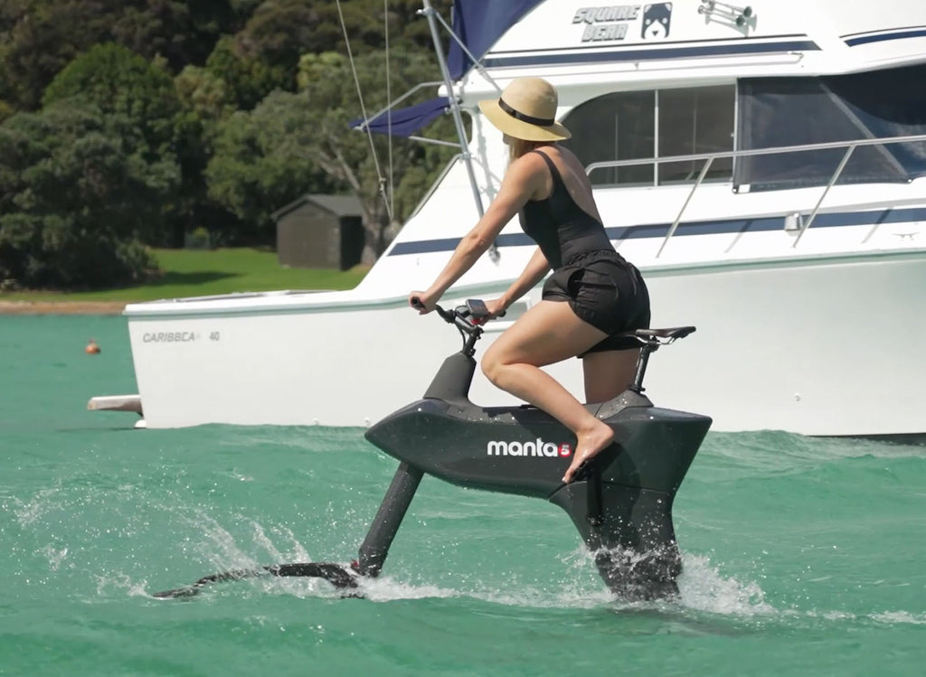Experience the Thrill of Cycling on Water with the Revolutionary Hydrofoiler SL3